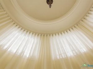 curved motorized curtain